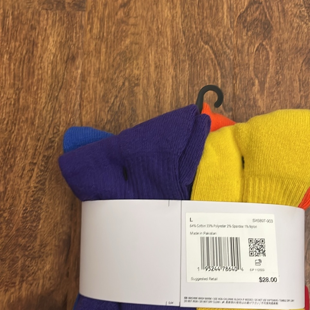 Nike Multi Sport Crew Socks Size L - Picture 10 of 17